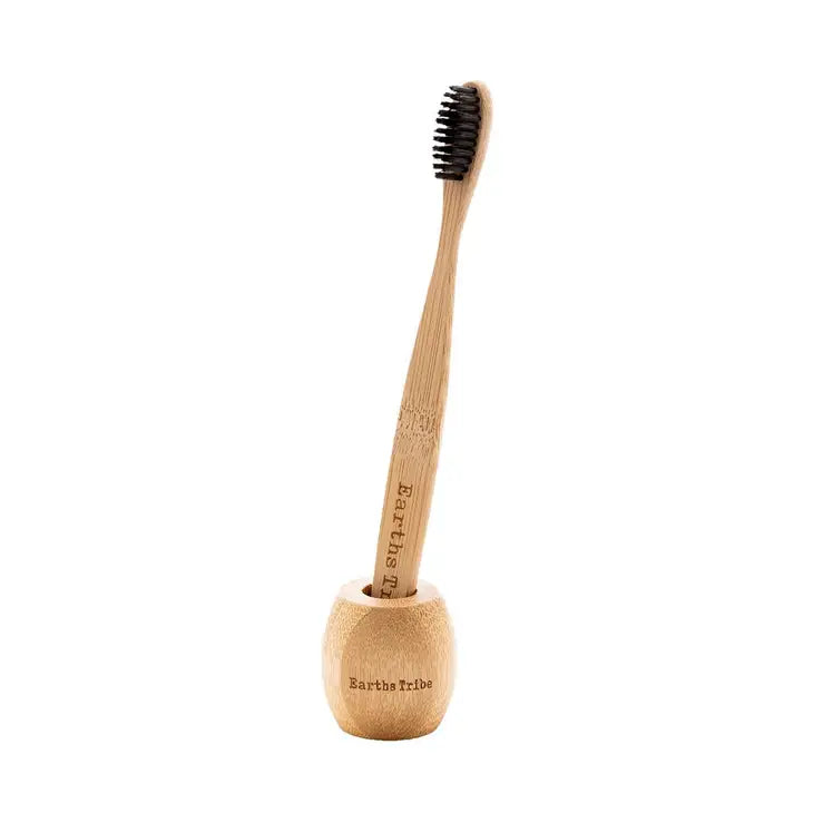Bamboo Toothbrush Stand