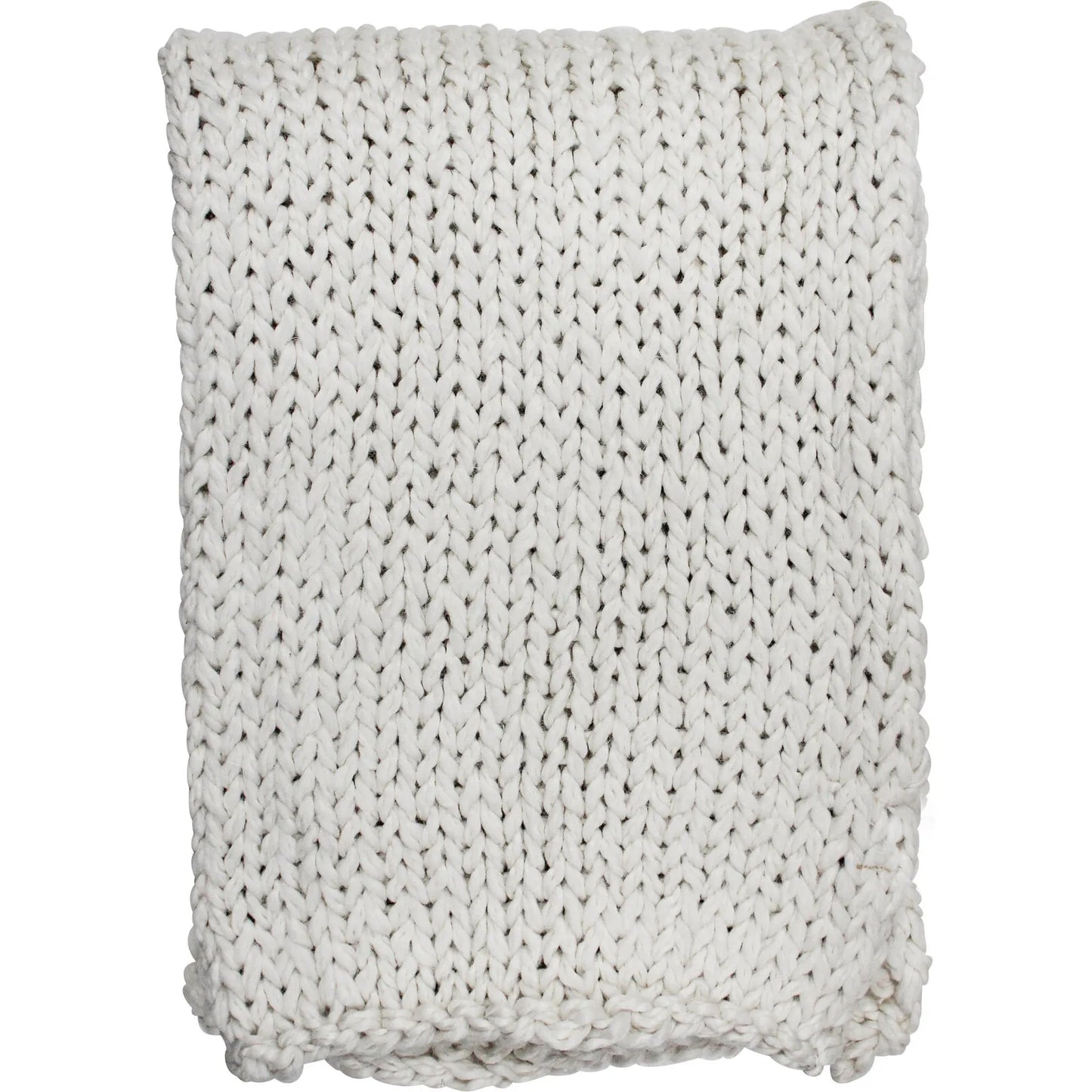 Chunky Knit Lily Throw