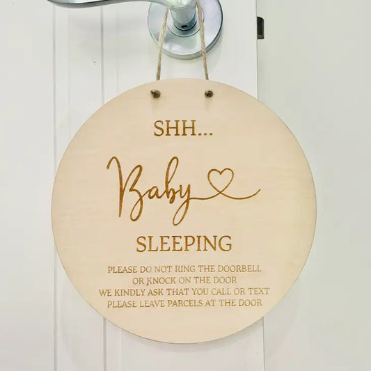 Shh... Baby Sleeping - Please Do Not Knock