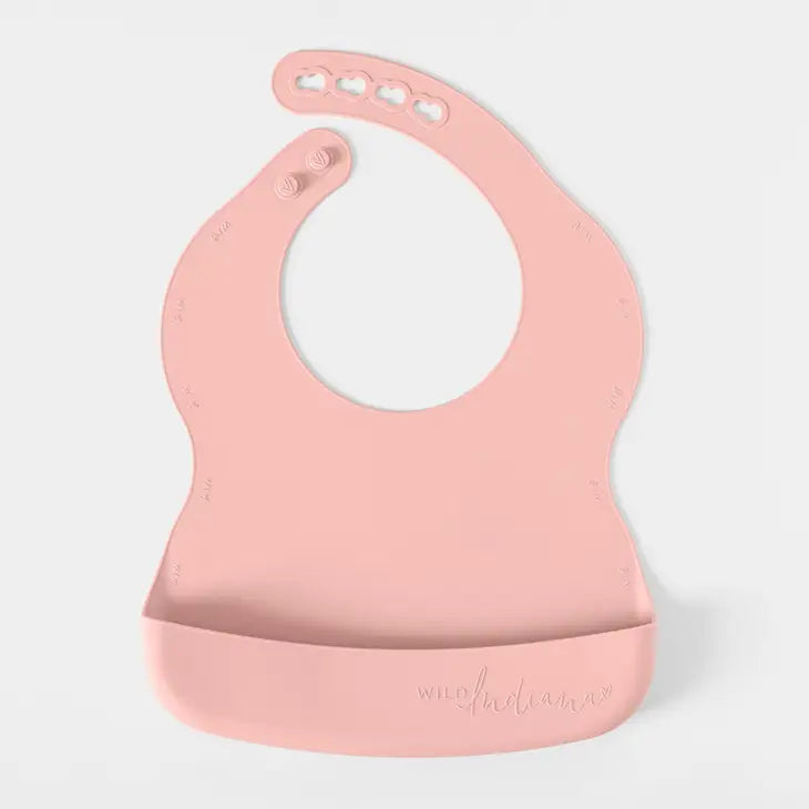 Wild Silicone Bib | Blush