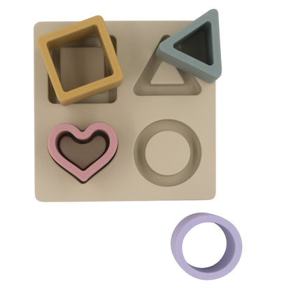 Silicone Shape Puzzle | Rose