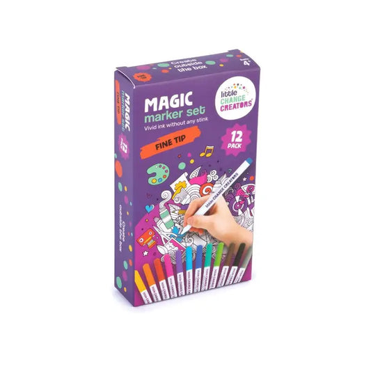 Magic Markers Pens For Drawing + Colouring | Fine Tip