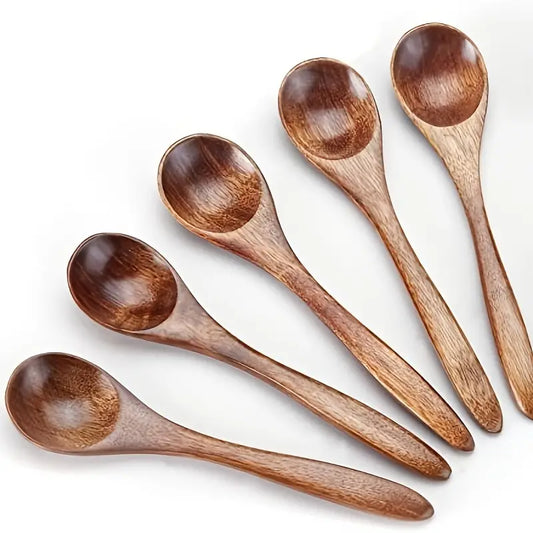 Wood Bamboo Spoon Set