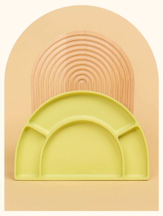 Silicone Divided Plate | Apple