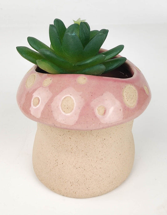 Mushroom Planter | Dark Pink