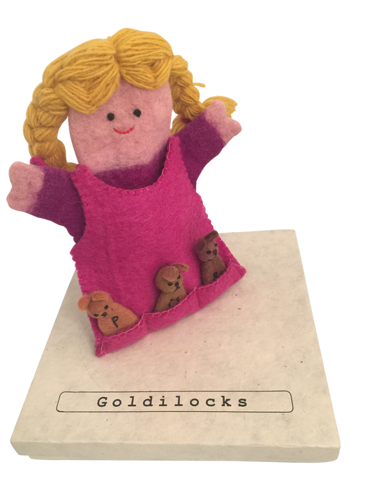 Hand & Finger Puppet | Goldilocks and 3 Bears