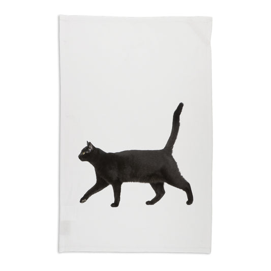 Pet Tea Towel | Black Cat