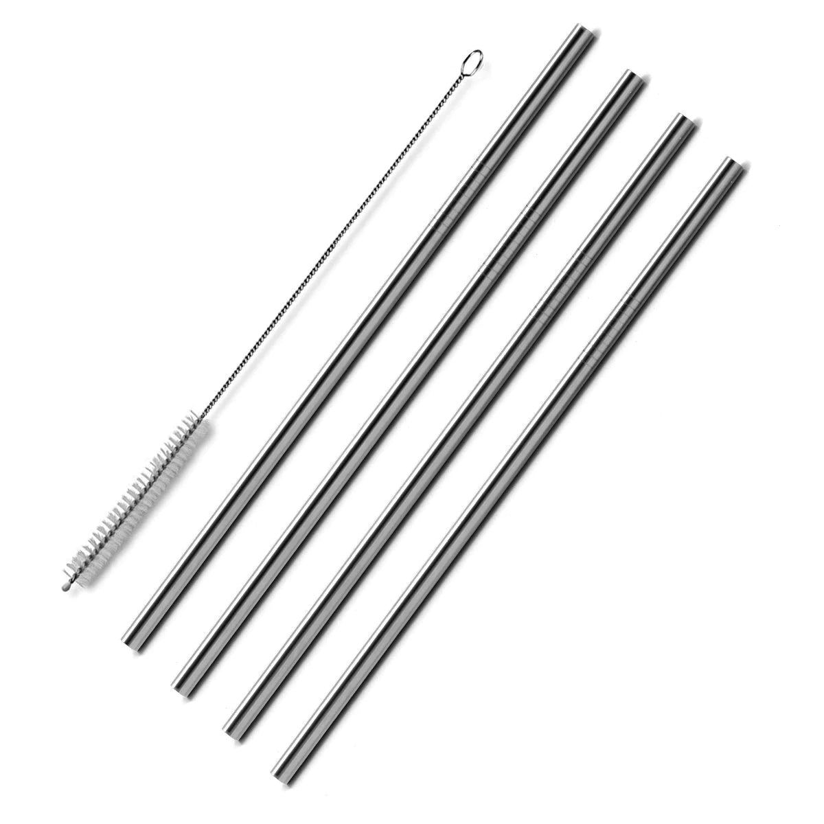 Reusable Straight Straws | Stainless Steel