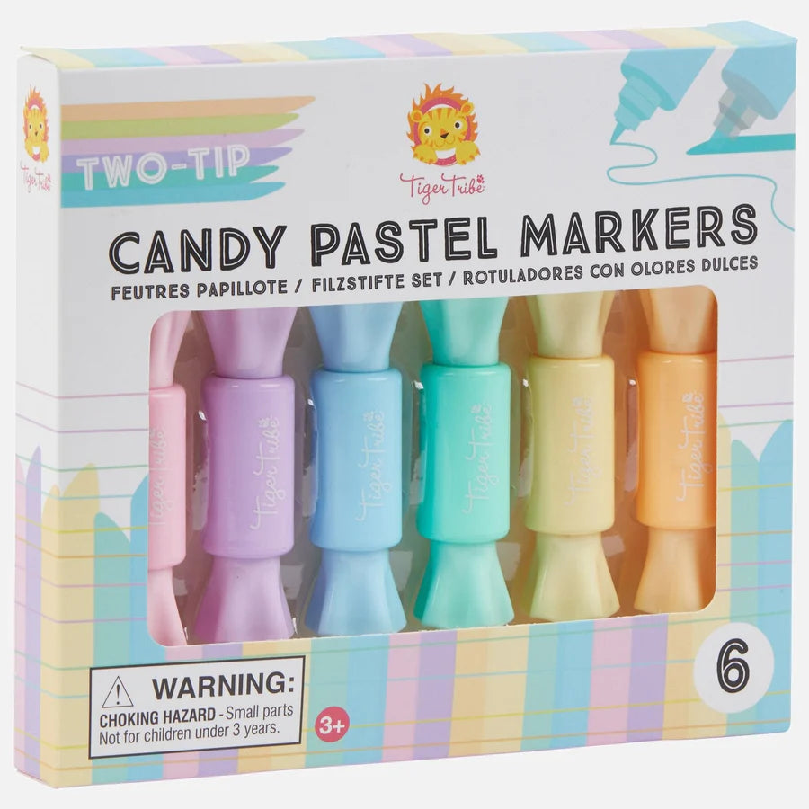 Two-Tip Candy Pastel Markers