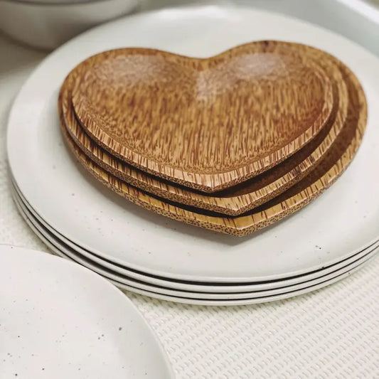 Heart Shape Plate Set of 3