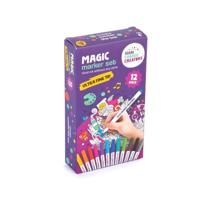 Magic Markers Pens For Drawing + Colouring | Ultra Fine Tip