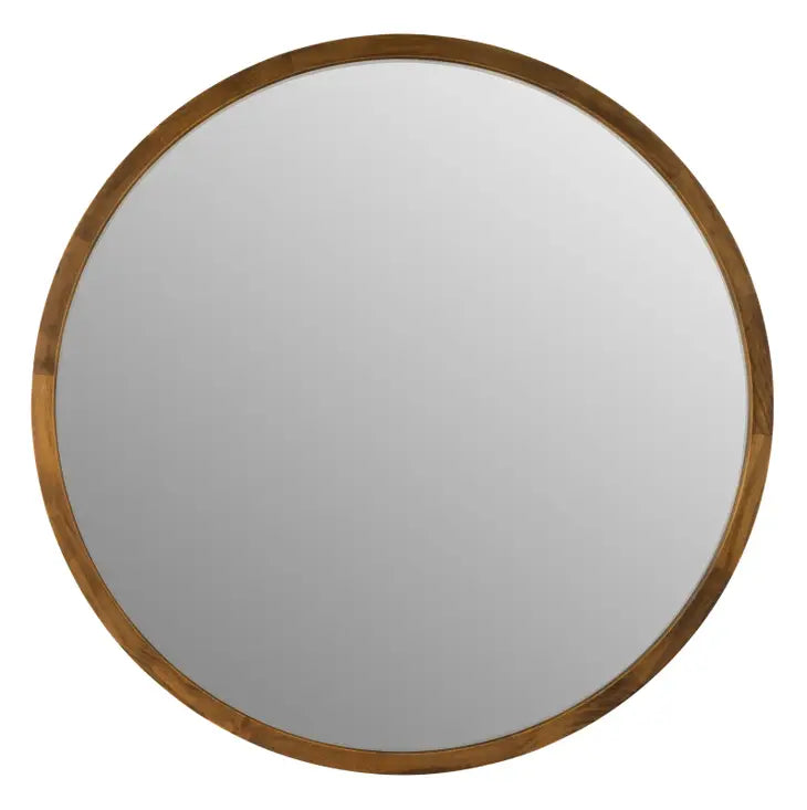 Tina 80cm Solid Wood Mirror | Dark