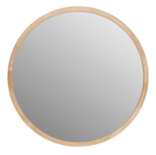 Tina 80cm Solid Wood Mirror | Light