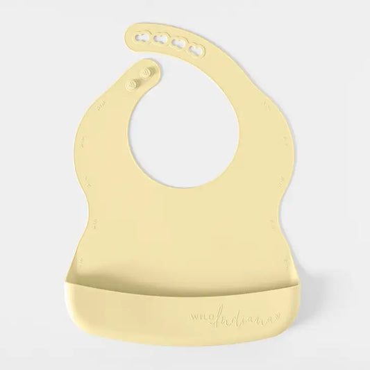 Wild Silicone Bib | Lemon