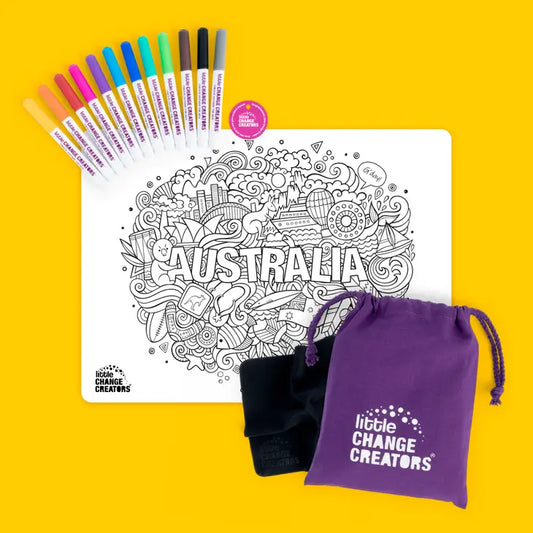 Re-Fun-Able™ Reusable Colouring + Doodle Mat | Australia