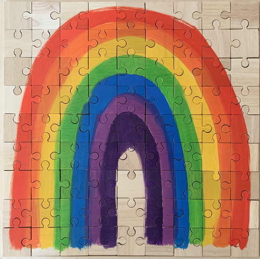 Bright Rainbow Puzzle | 81 piece