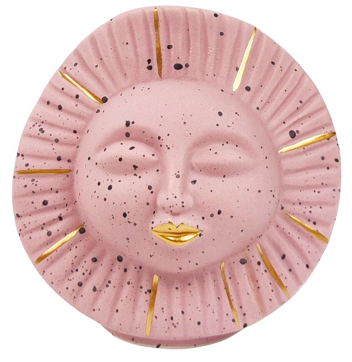 Sun Face Vase | Light Pink