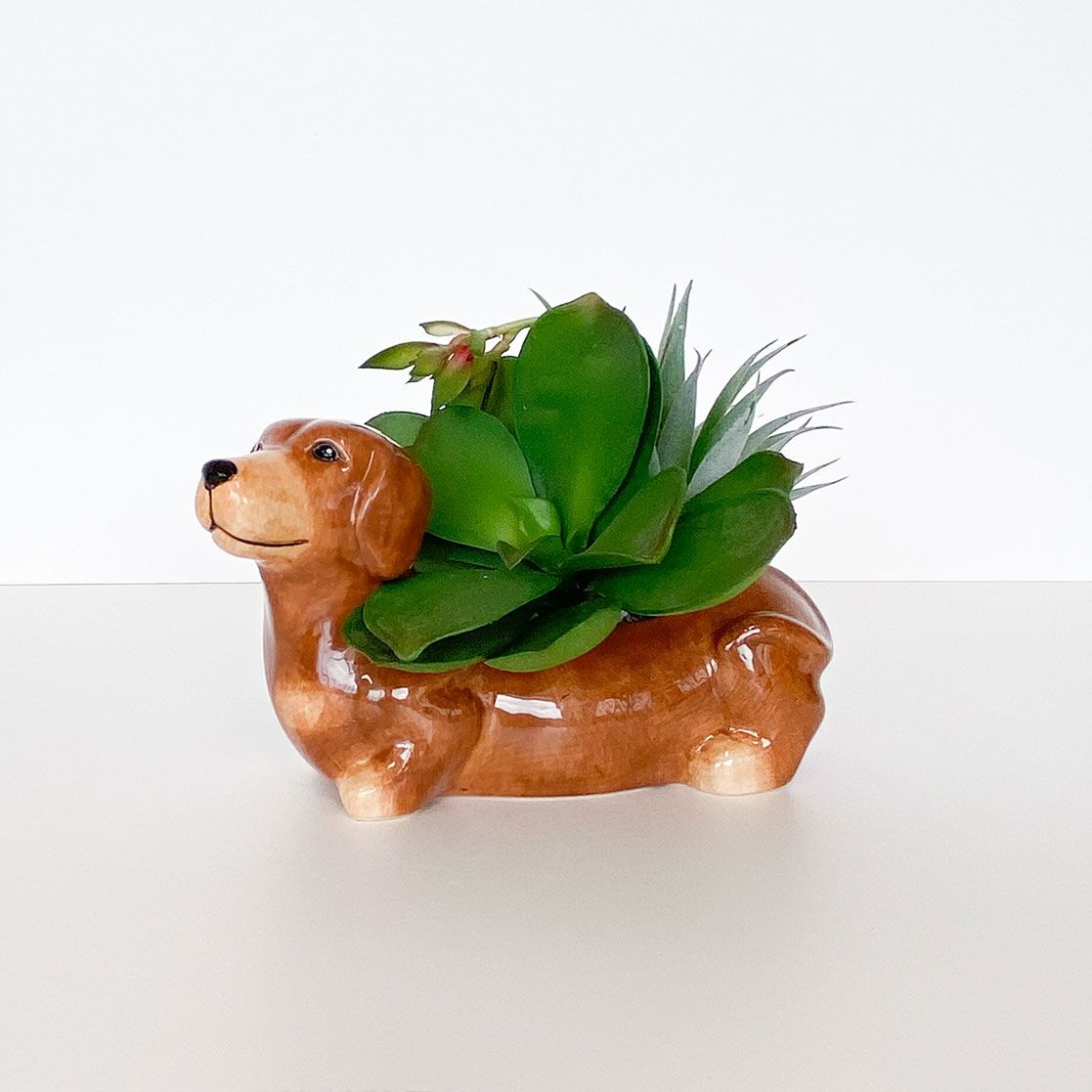 Dachshund Planter